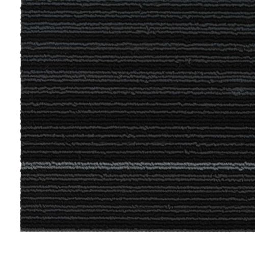 Килимна плочка Сиви ивици 50 x 50 cm 36 pcs ПП и Битум
