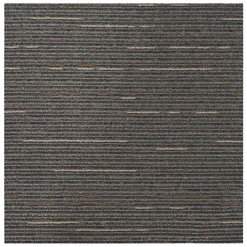 Килимна плочка Лентист тъмен кафяв 50 x 50 cm 36 pcs ПП и Битум