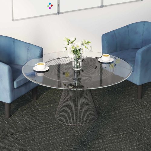 Килимна плочка Лентист светло зелен 50 x 50 cm 4 pcs ПП и Битум