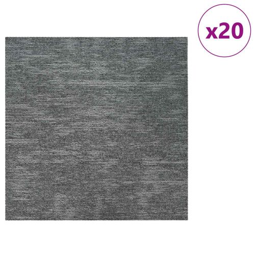 Килимна плочка Скалисто сиво 50 x 50 cm 20 pcs ПП и Битум