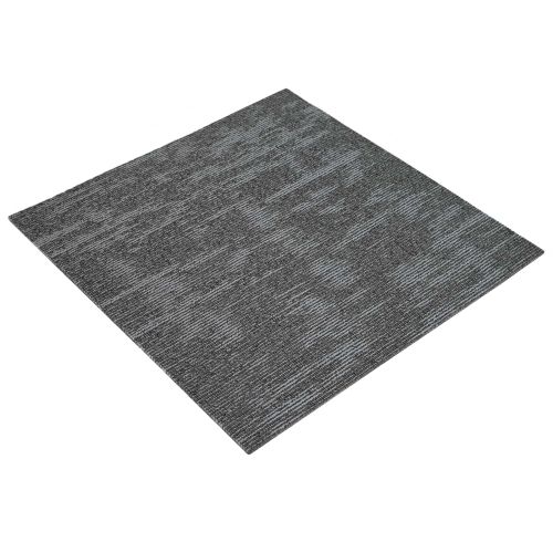 Килимна плочка Въгленово сиво 50 x 50 cm 4 pcs ПП и Битум
