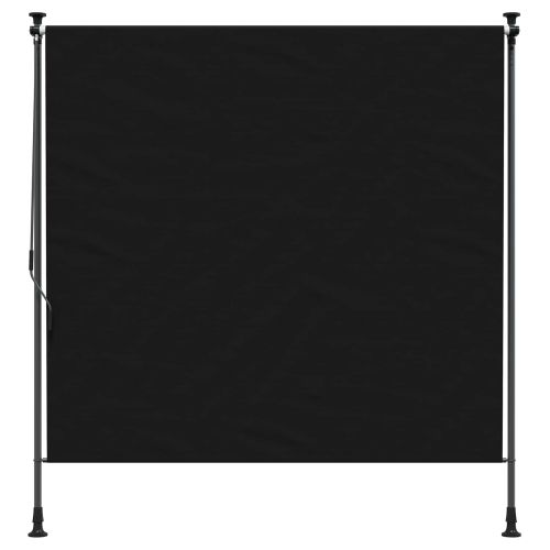 Външна ролкова завеса Черно 150 x 270 cm