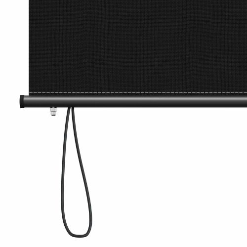 Ролетна щора Черно 120 x 250 cm Текстил и Алуминий