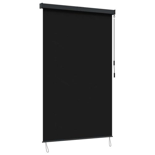 Ролетна щора Черно 140 x 250 cm Текстил и Алуминий