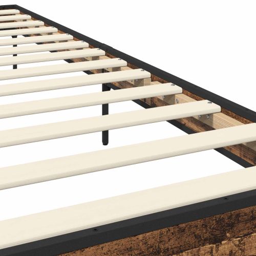 Рамка за легло Старо дърво 80 x 200 cm Инженерна дървесина