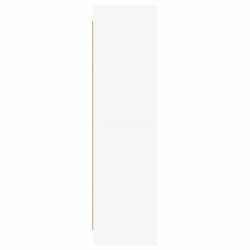 Библиотека Бяло 30 x 30 x 111 см Инженерна дървесина