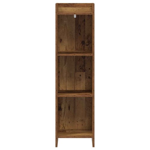 Библиотека Старо дърво 30 x 30 x 111 см Инженерна дървесина