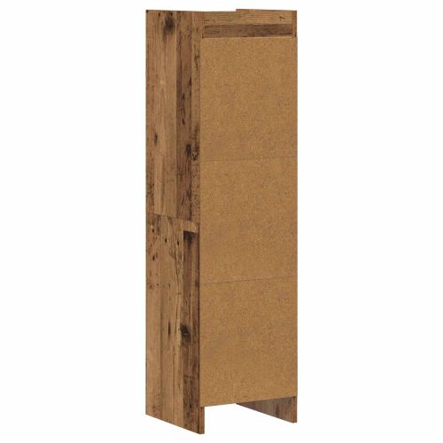 Библиотека Старо дърво 30 x 30 x 111 см Инженерна дървесина