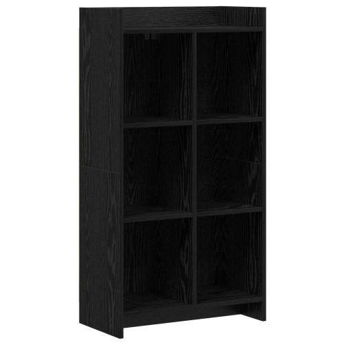 Библиотека Черен дъб 59 x 30 x 111 см Инженерна дървесина