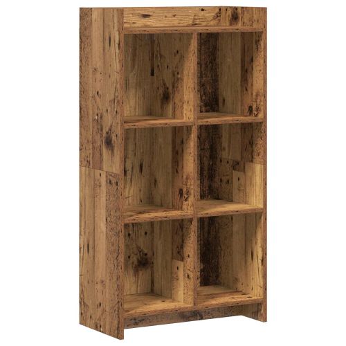 Библиотека Старо дърво 59 x 30 x 111 см Инженерна дървесина