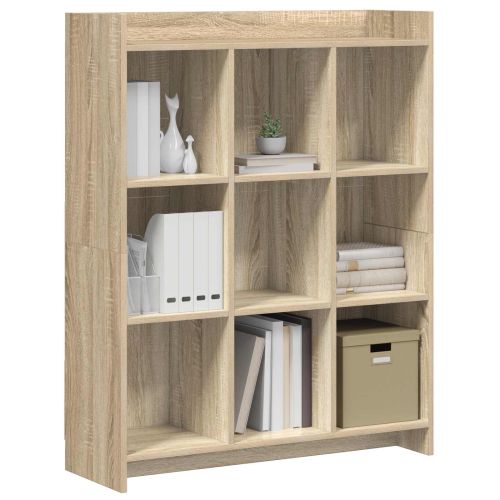 Библиотека Дъб сонома 87,5 x 30 x 111 см Инженерна дървесина