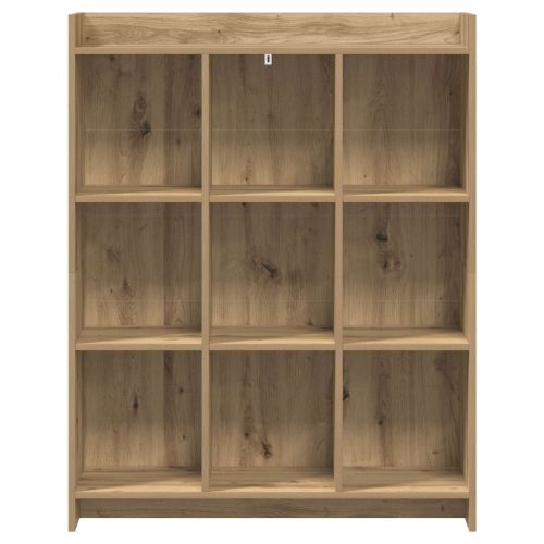 Библиотека Дъб артизан 87,5 x 30 x 111 см Инженерна дървесина
