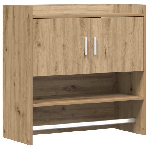 Стенен рафт Монтиране на стена Дъб артизан 80 x 36 x 80 см