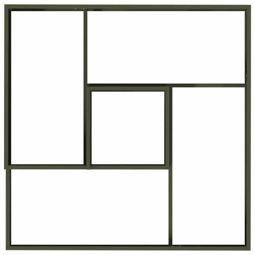 Градинска саксия Маслинено зелено 100 x 100 x 50 cm