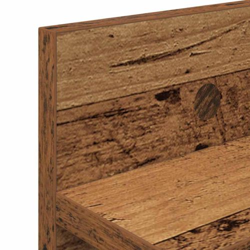 Стенен закачалка за палта Старо дърво 100 x 10,5 x 18 см