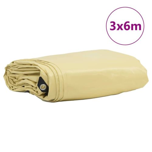 Найлон 650g / m² Бежово 3 x 6 m Канва с PVC покритие
