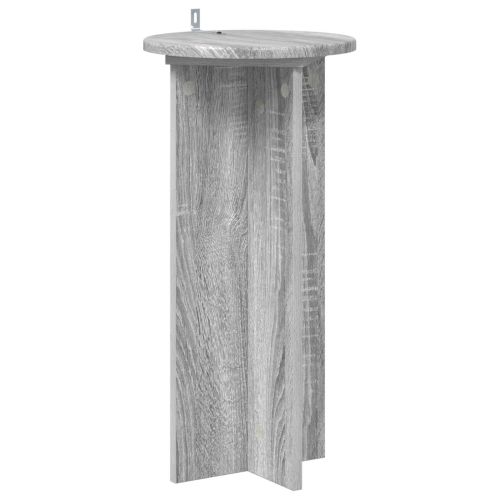 Стойка за растения 2 pcs Сива сонома 29,5 x 29,5 x 60 см
