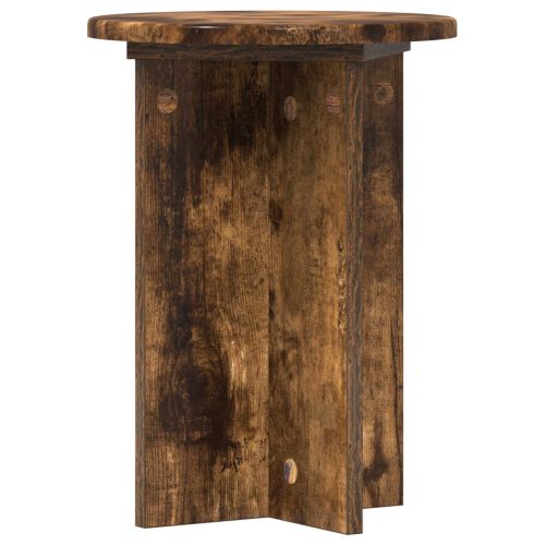 Стойка за растения 2 pcs Опушен дъб Ø29,5 x 40 см