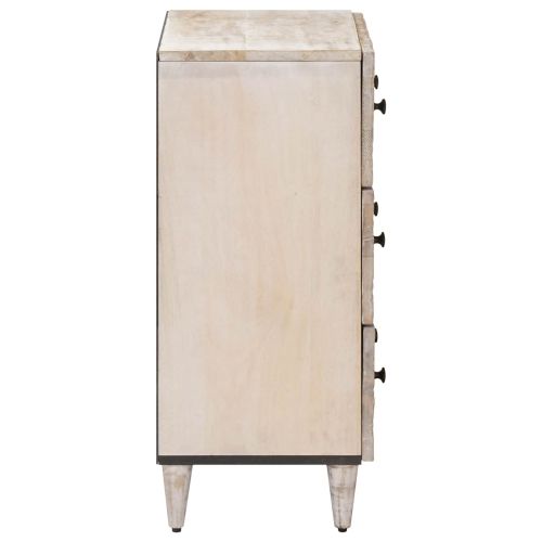 Служебен шкаф 2 pcs Бяло 60 x 33,5 x 75 см