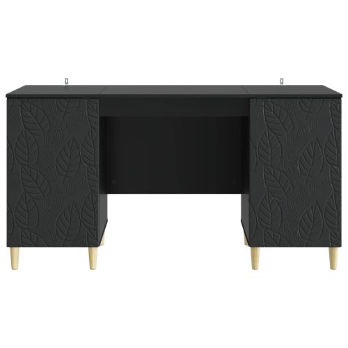 Бюро Черно Инженерна дървесина 142,5 x 50 x 75 см
