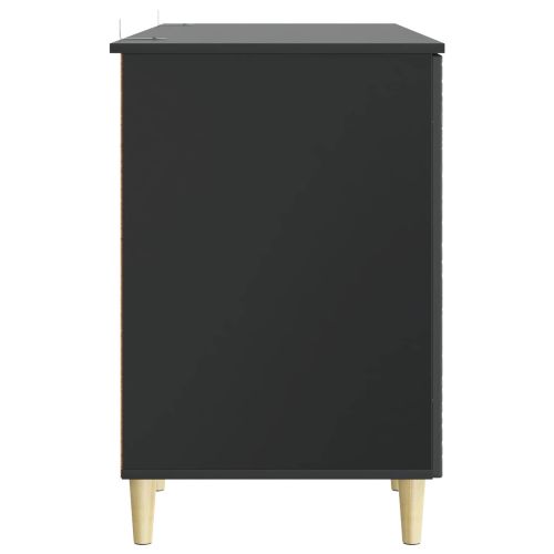 Бюро Черно Инженерна дървесина 142,5 x 50 x 75 см
