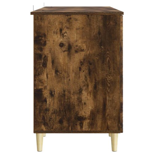 Бюро Опушен дъб Инженерна дървесина 142,5 x 50 x 75 см
