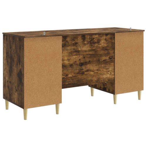 Бюро Опушен дъб Инженерна дървесина 142,5 x 50 x 75 см