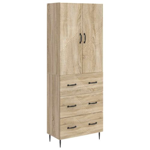 Комплект шкафове 2 pcs Дъб сонома 66 x 34,5 x 90 см