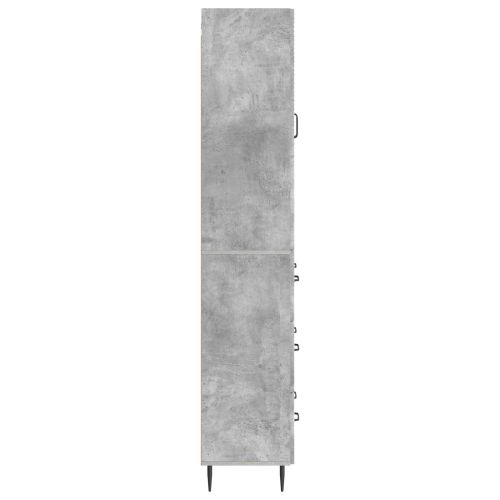 Комплект шкафове 2 pcs Бетонно сиво 66 x 34,5 x 90 см