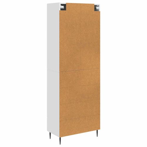 Комплект шкафове 2 pcs Бял гланц 66 x 34,5 x 90 см