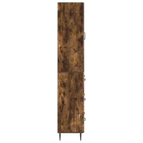 Комплект шкафове 2 pcs Опушен дъб 66 x 34,5 x 90 см