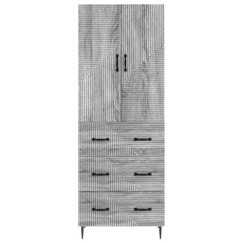 Комплект шкафове 2 pcs Сив Сонома 66 x 34,5 x 90 см