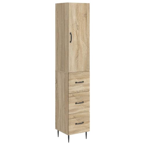 Комплект шкафове 2 pcs Дъб сонома 33 x 34,5 x 90 см