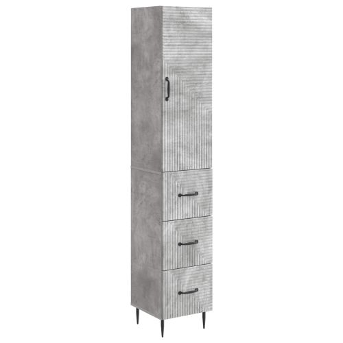 Комплект шкафове 2 pcs Бетонно сиво 33 x 34,5 x 90 см