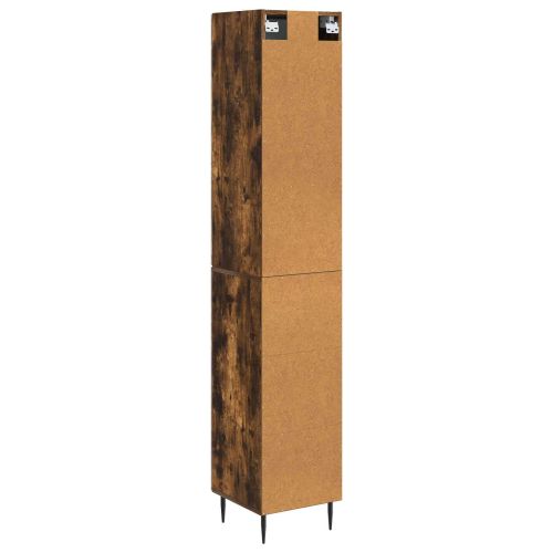 Комплект шкафове 2 pcs Опушен дъб 33 x 34,5 x 90 см