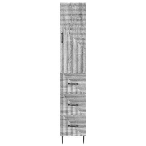 Комплект шкафове 2 pcs Сив Сонома 33 x 34,5 x 90 см