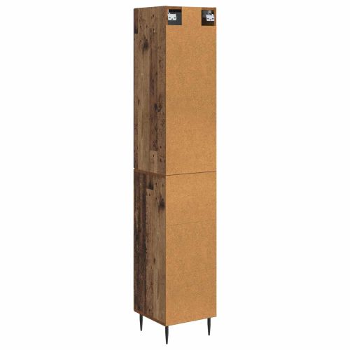 Комплект шкафове 2 pcs Старо дърво 33 x 34,5 x 90 см