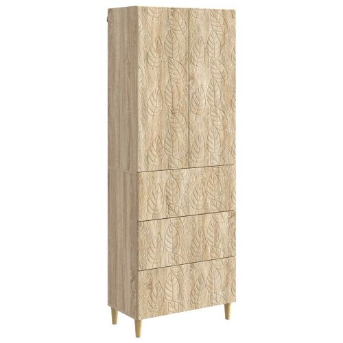 Комплект шкафове 2 pcs Дъб сонома 66 x 34,5 x 90 см