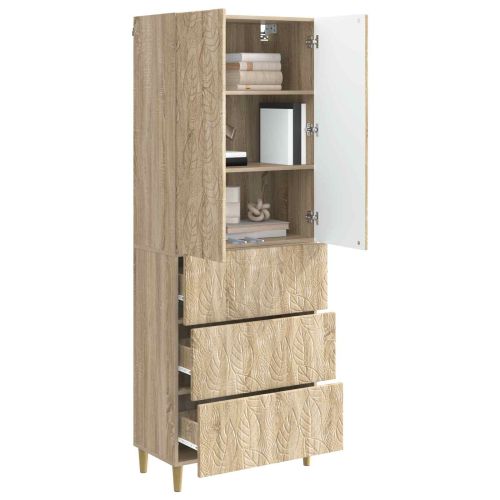 Комплект шкафове 2 pcs Дъб сонома 66 x 34,5 x 90 см