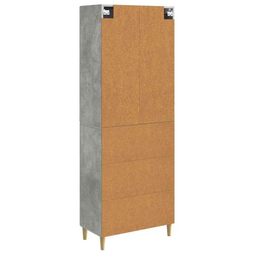 Комплект шкафове 2 pcs Бетонно сиво 66 x 34,5 x 90 см
