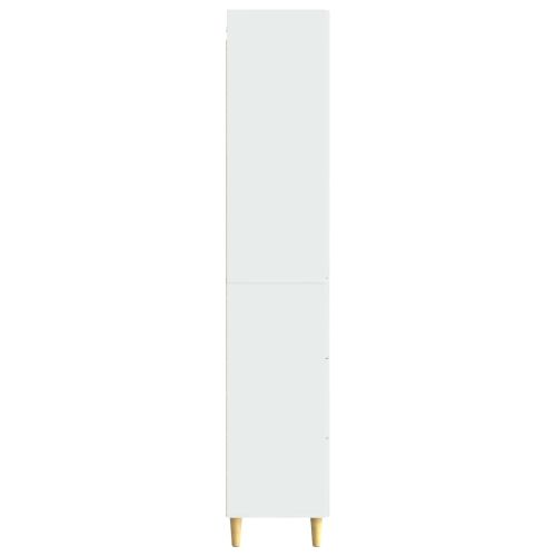 Комплект шкафове 2 pcs Бял гланц 66 x 34,5 x 90 см
