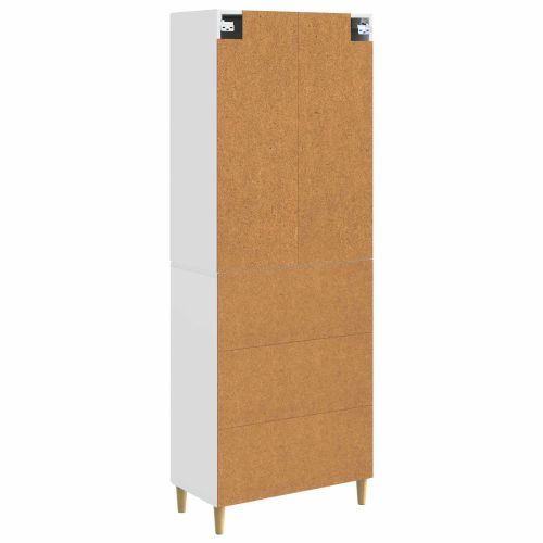 Комплект шкафове 2 pcs Бял гланц 66 x 34,5 x 90 см