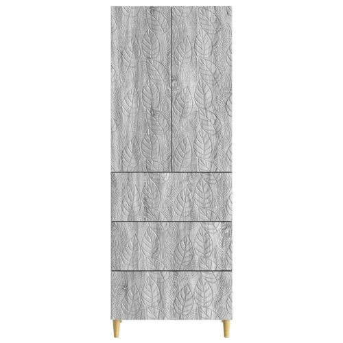 Комплект шкафове 2 pcs Сив Сонома 66 x 34,5 x 90 см