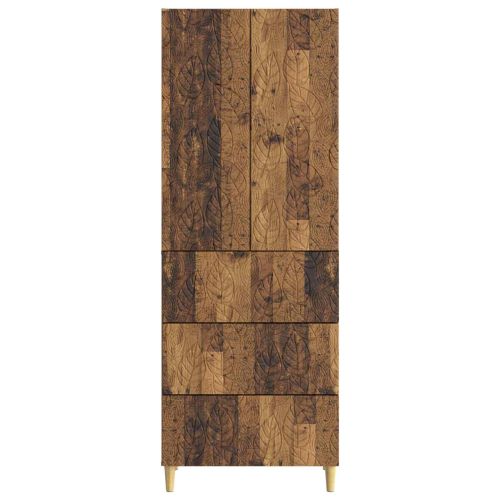 Комплект шкафове 2 pcs Старо дърво 66 x 34,5 x 90 см