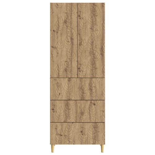 Комплект шкафове 2 pcs Дъб артизан 66 x 34,5 x 90 см