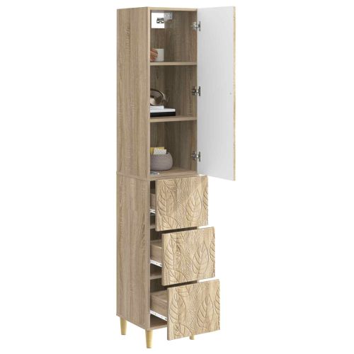 Комплект шкафове 2 pcs Дъб сонома 33 x 34,5 x 90 см