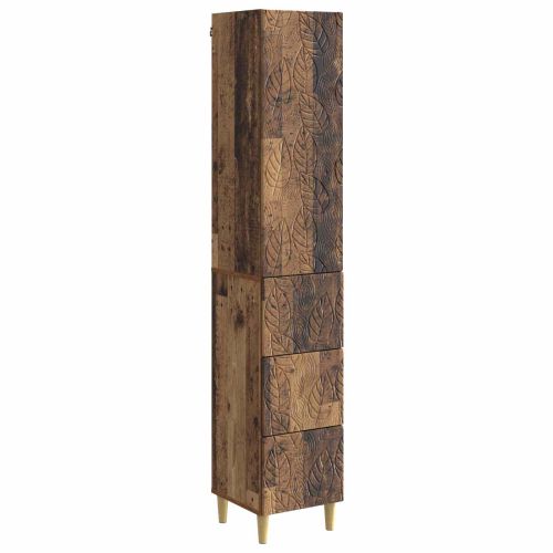 Комплект шкафове 2 pcs Старо дърво 33 x 34,5 x 90 см
