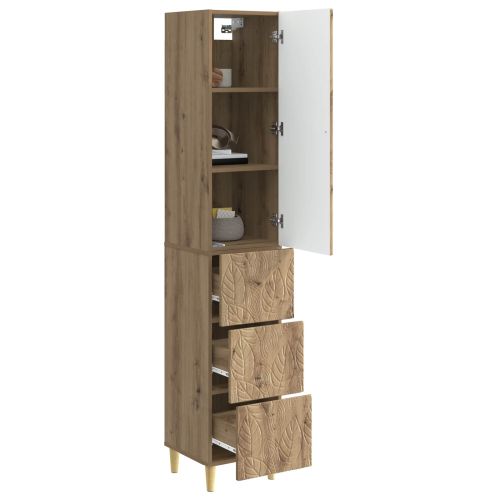 Комплект шкафове 2 pcs Дъб артизан 33 x 34,5 x 90 см