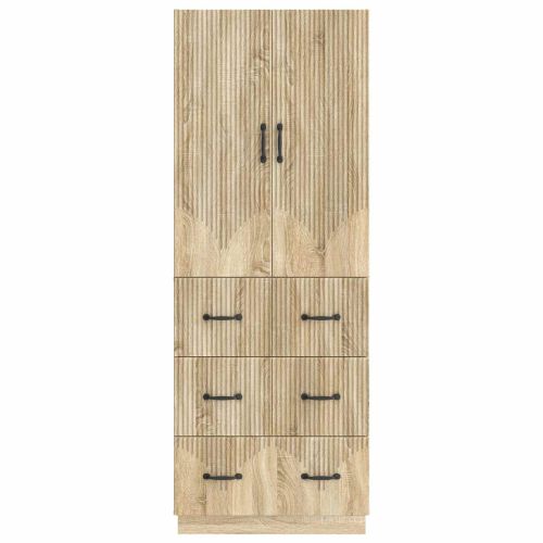 Комплект шкафове 2 pcs Дъб сонома 66 x 34,5 x 87 см