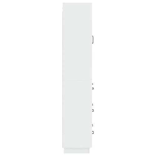Комплект шкафове 2 pcs Бял гланц 66 x 34,5 x 87 см